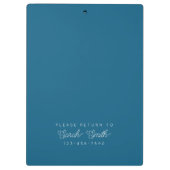 Aangepast klembord voor docent of student (Achterkant)