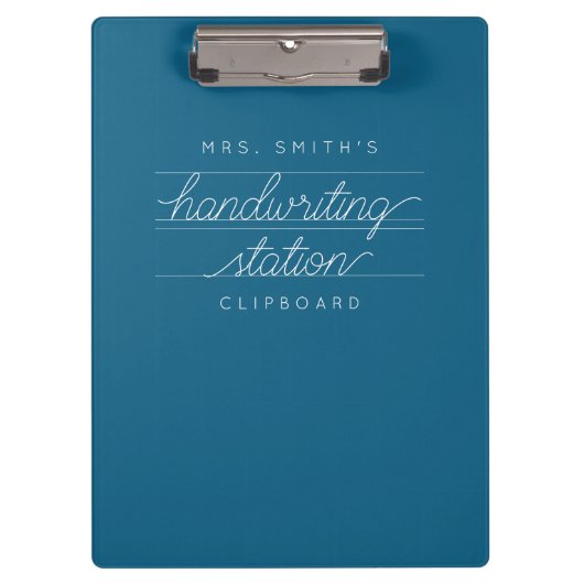 Aangepast klembord voor docent of student (Voorkant)