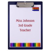 Aangepast klembord voor leerkrachten (Voorkant)