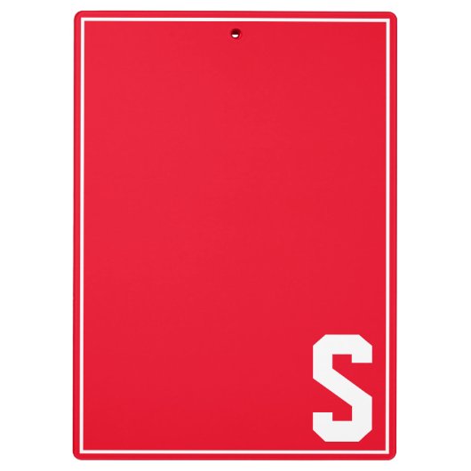 Aangepast klembord voor Letter (Achterkant)