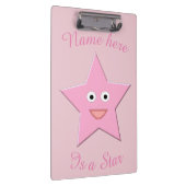 Aangepast klembord voor  roze ster (Rechts)