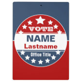 Aangepast klembord voor Sjabloon van campagne (Achterkant)