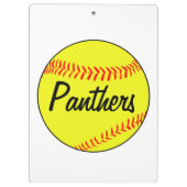 Aangepast klembord voor softbal van de Fastpitch C (Achterkant)