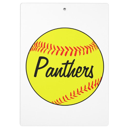 Aangepast klembord voor softbal van de Fastpitch C (Achterkant)