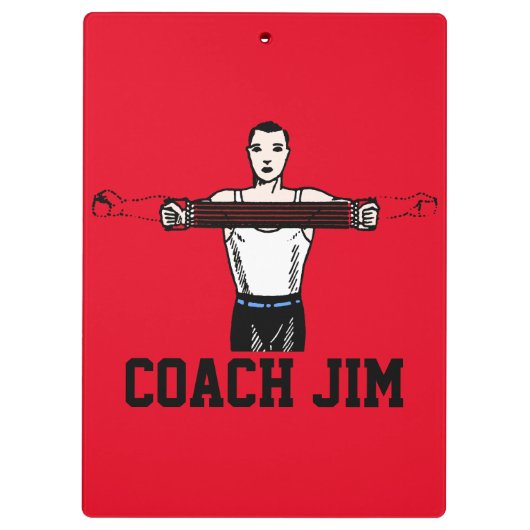 Aangepast klembord voor  SPORT-coach (Achterkant)