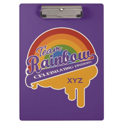aangepast klembord voor teamregenboog (Voorkant)