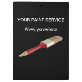 Aangepast klembord voor verfservice (Achterkant)