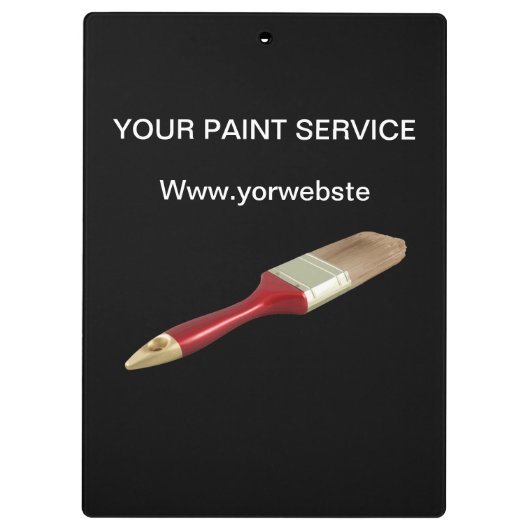 Aangepast klembord voor verfservice (Achterkant)