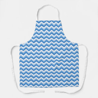 Aangepast Kleur Chevron Patroon Schort