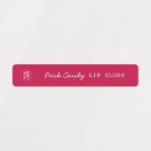 Aangepast kleur logo toevoegen script product labels (Design 1)