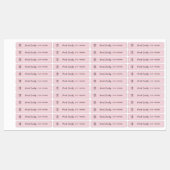 Aangepast Kleur Logo Toevoegen Script Product Labels (Vel)
