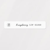 Aangepast kleur logo toevoegen script product labels (Design 1)