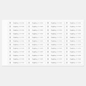 Aangepast kleur logo toevoegen script product labels (Vel)