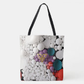 Aangepast: Kleur Pop Bubbles Gepersonaliseerd Tas (Voorkant)