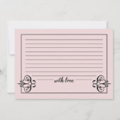 Aangepast kleuradvies voor bride- en Groom-Kaarten Kaart (Achterkant)