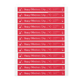 Aangepast kleurenadres voor Happy Valentin-dag ret (Vel)