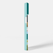 Aangepast kleurenblok 7 Foto Collage Aangepast Case-Mate iPhone Case (Achterkant / Rechts)