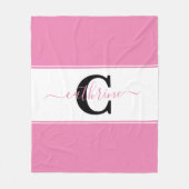 Aangepast kleurenblok fleece deken (Voorkant)