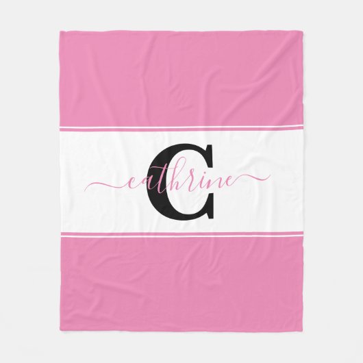 Aangepast kleurenblok fleece deken (Voorkant)