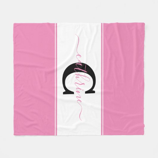 Aangepast kleurenblok fleece deken (Voorkant (Horizontaal))