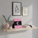 Aangepast kleurenblok fotoplaat<br><div class="desc">Pas dit schattige kleurenblokontwerp met uw favorieten of schoolkleuren aan,  geef brief uit,  geef naam uit (tussen de blokken of u verliest de extra bloei).</div>