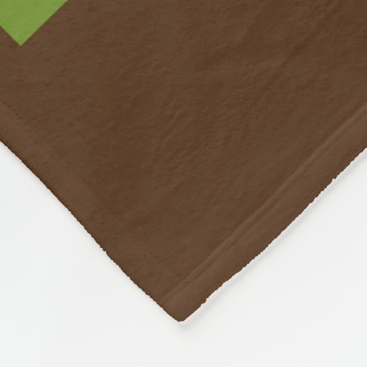 Aangepast kleurenbord fleece deken (Hoek)