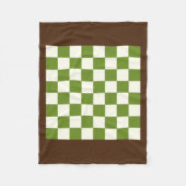 Aangepast kleurenbord fleece deken (Voorkant)