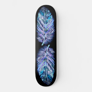 Aangepast kleurenbord - Mooie veren veren Persoonlijk Skateboard