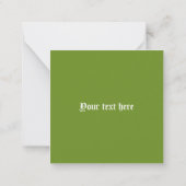 Aangepast kleurenbord notitiekaartje (Achterkant)