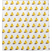 Aangepast kleurengordijn Kleurengordijn Douchegordijn (Voorkant)