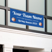 Aangepast kleurenhonkbalteam spandoek (Buitenkant Gebouw)