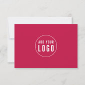 Aangepast kleurenmodern Logo Cadeaubon toevoegen (Voorkant)