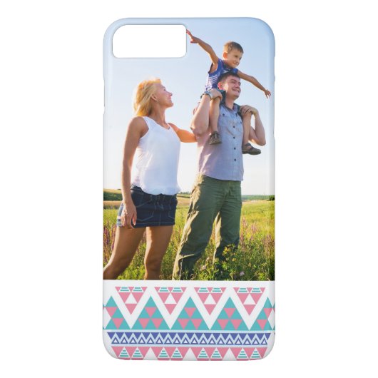 Aangepast kleurenpatroon foto op basis van tribale Case-Mate iPhone case (Achterkant)