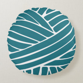 Aangepast kleurenpatroon - met de hand getekende g rond kussen