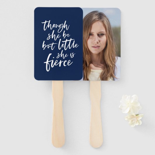 Aangepast kleurenscript, klein, maar doorschijnend handwaaier (Voorkant en achterkant)