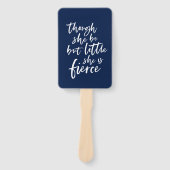 Aangepast kleurenscript, klein, maar doorschijnend handwaaier (Voorkant)