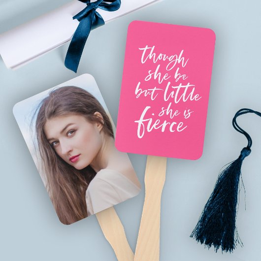 Aangepast kleurenscript, klein, maar doorschijnend handwaaier