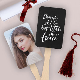 Aangepast kleurenscript, klein, maar doorschijnend handwaaier