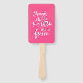 Aangepast kleurenscript, klein, maar doorschijnend handwaaier (Voorkant)