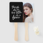 Aangepast kleurenscript, klein, maar doorschijnend handwaaier (Voorkant en achterkant)