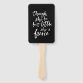 Aangepast kleurenscript, klein, maar doorschijnend handwaaier (Voorkant)