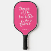 Aangepast kleurenscript, klein, maar doorschijnend pickleball paddle (Achterkant)