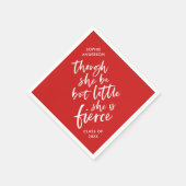 Aangepast kleurenscript, klein, maar doorschijnend servet (Hoek)