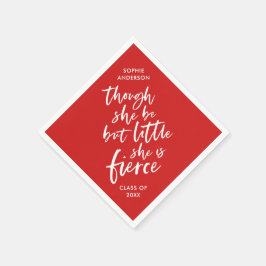 Aangepast kleurenscript, klein, maar doorschijnend servet