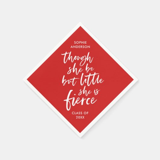 Aangepast kleurenscript, klein, maar doorschijnend servet (Hoek)