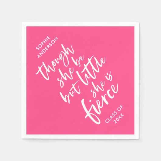 Aangepast kleurenscript, klein, maar doorschijnend servet (Voorkant)