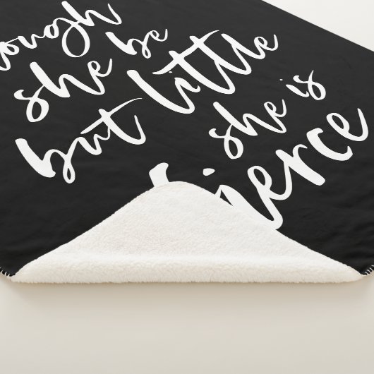 Aangepast kleurenscript, klein, maar doorschijnend sherpa deken (3/4)