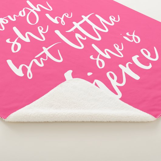 Aangepast kleurenscript, klein, maar doorschijnend sherpa deken (3/4)