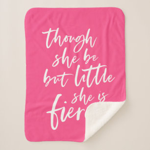 Aangepast kleurenscript, klein, maar doorschijnend sherpa deken