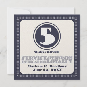 Aangepast kleurenwerknemer 5 jaar servicetoekennin